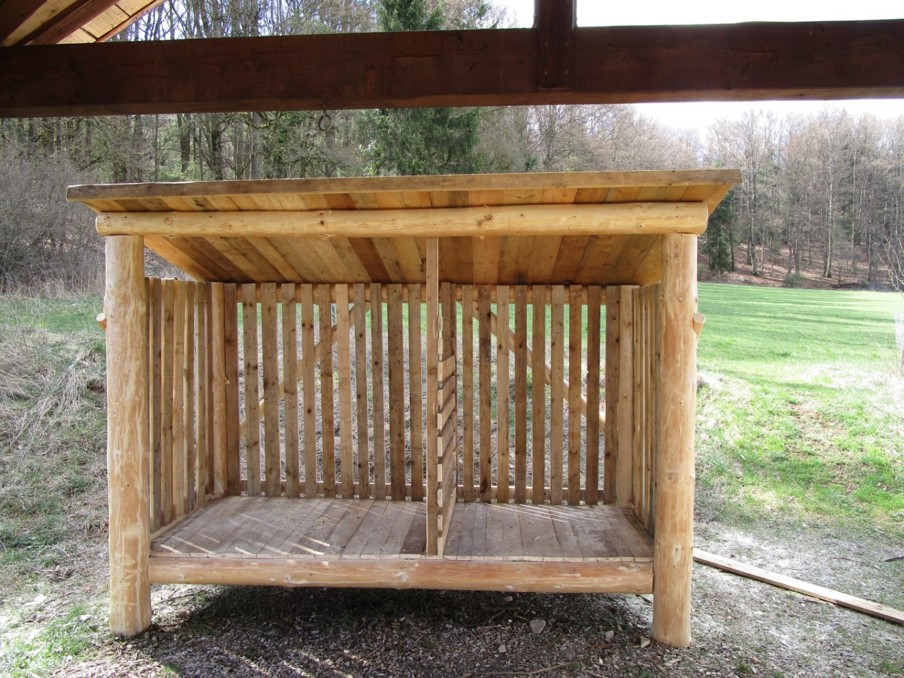 Lager für Feuerholz